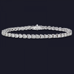 18K White Gold Diamond Bracelet