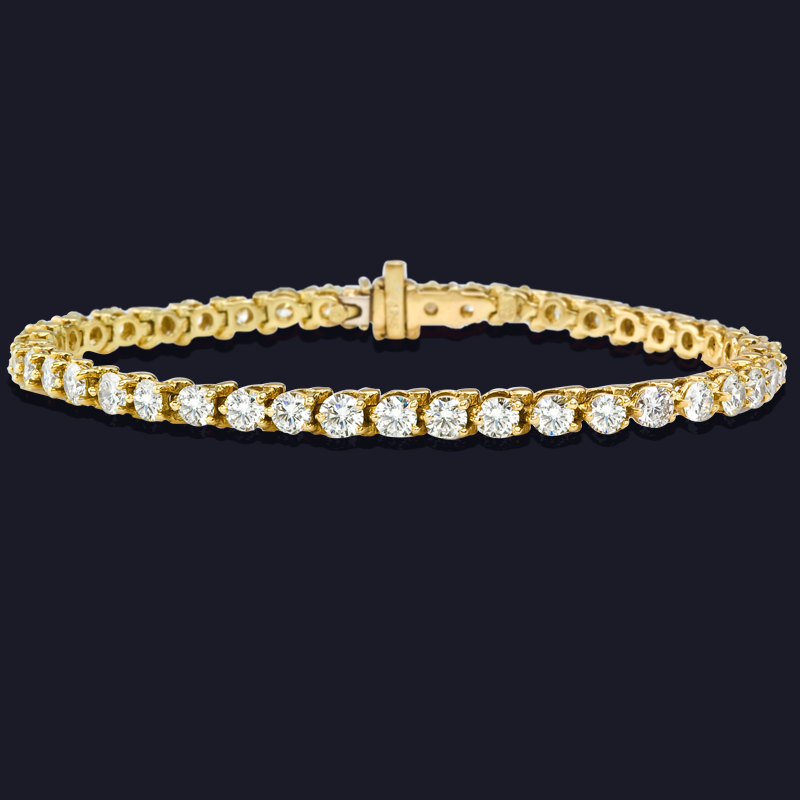 18K Yellow Gold Diamond Bracelet