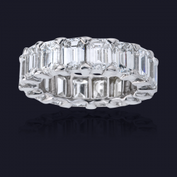 Platinum Diamond Eternity Band