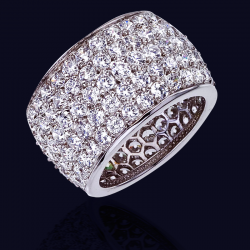 Platinum Diamond Wedding Band