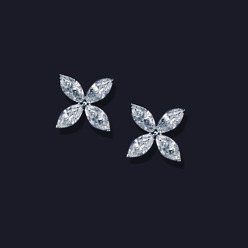 Platinum Diamond Earrings