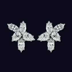 Platinum Diamond Earrings