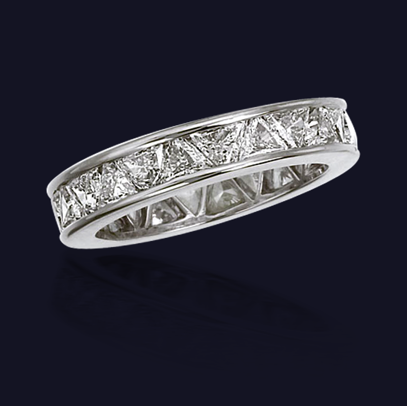 Platinum Diamond Wedding Band