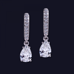 Platinum Diamond Earrings