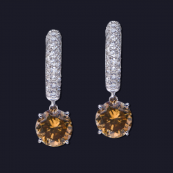 Platinum Diamond Earrings