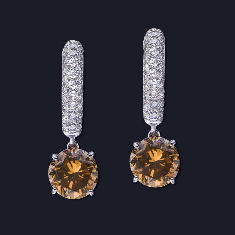 Platinum Diamond Earrings