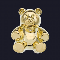 18K Yellow Gold Bear Pin