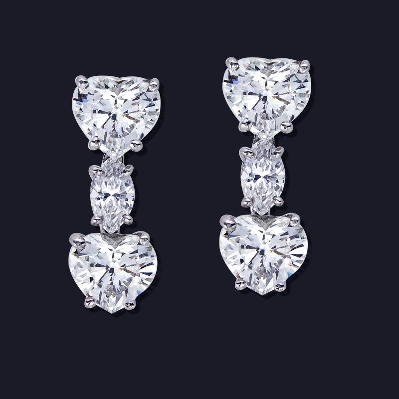 Platinum Diamond Earrings