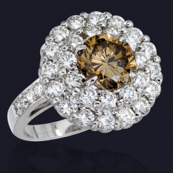 Item# 3003-209BR Platinum Diamond Ring