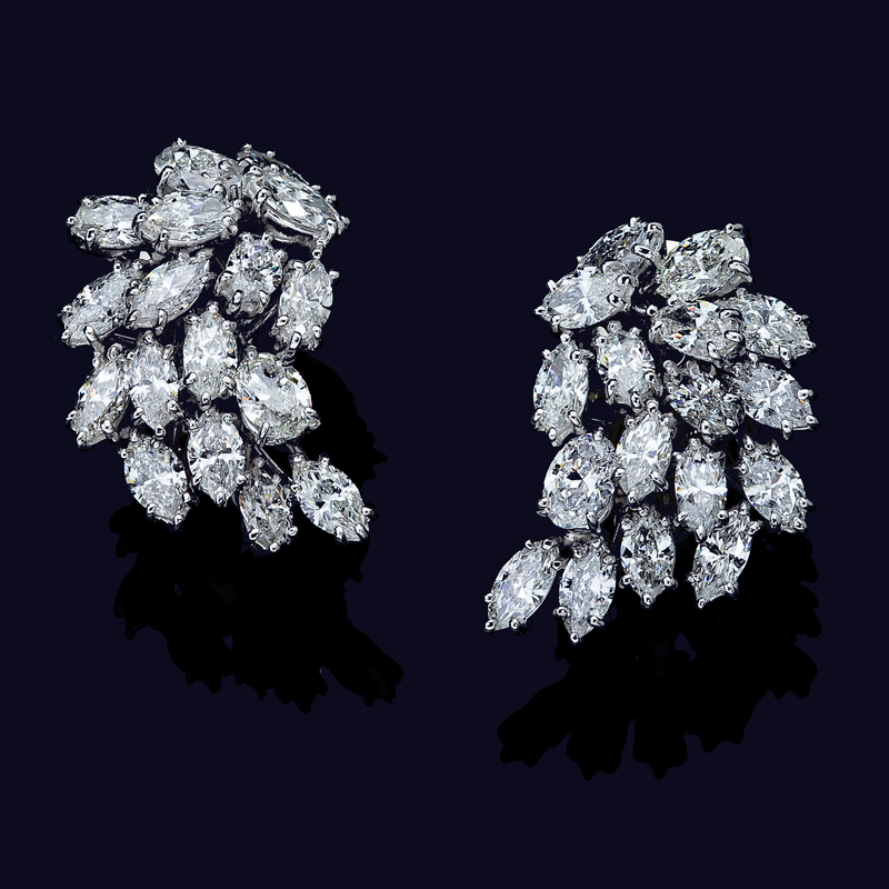 Platinum Diamond Earrings