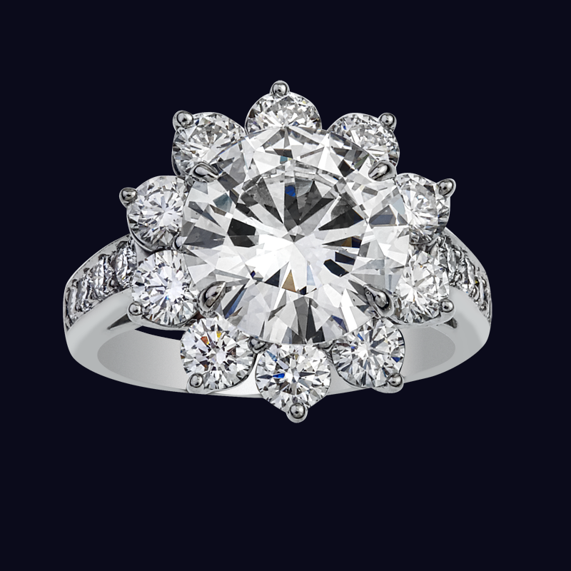 Platinum Diamond Ring