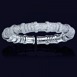 18K White Gold Diamond Bracelet