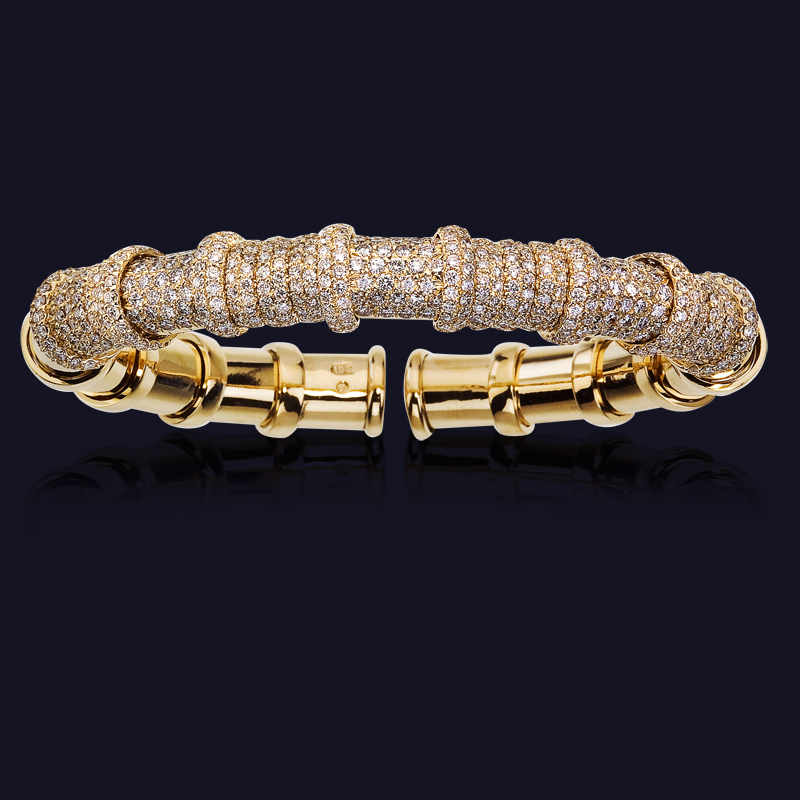 18K Yellow Gold Diamond Bracelet