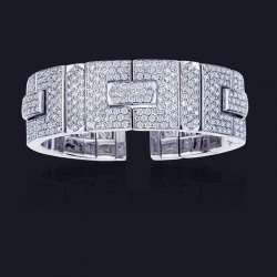 18K White Gold Diamond Bracelet