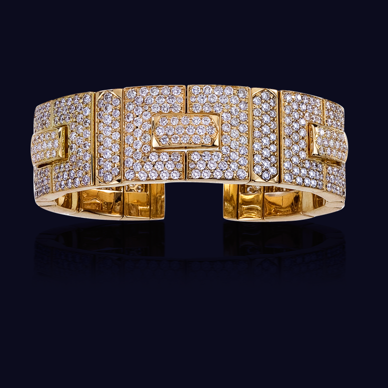 18K Yellow Gold Diamond Bracelet