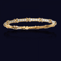 18K Yellow Gold Diamond Bracelet