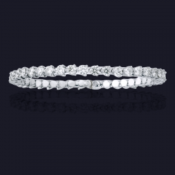 18K White Gold Diamond Bracelet