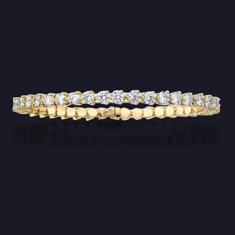 18K Yellow Gold Diamond Bracelet