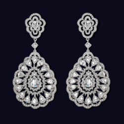 Platinum Diamond Earrings