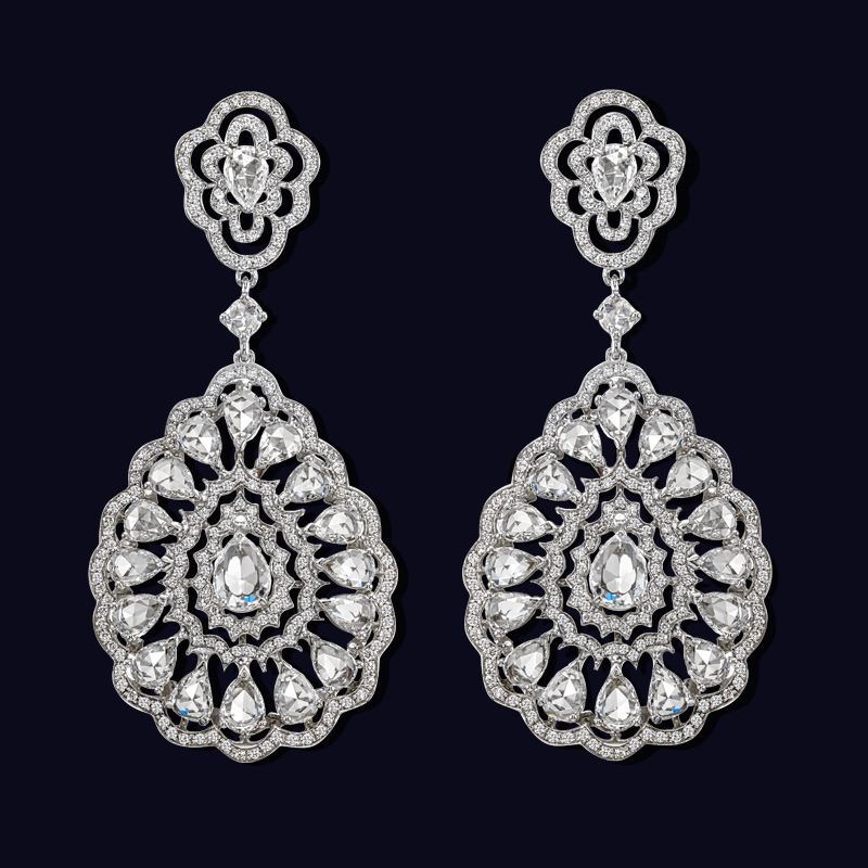 Platinum Diamond Earrings