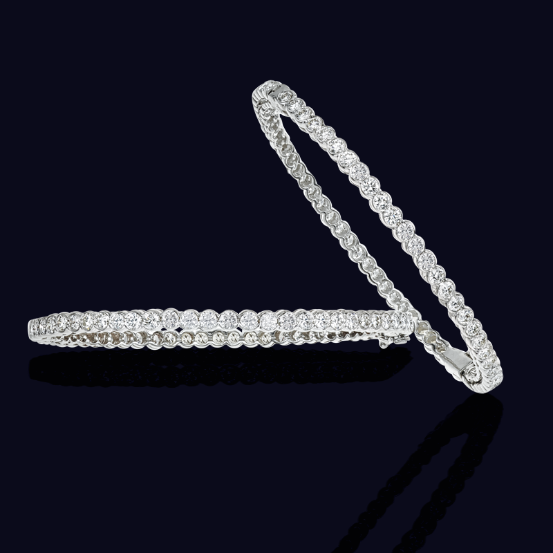 White Gold Diamond Bracelets