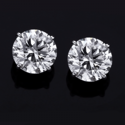 Platinum Diamond Stud Earrings