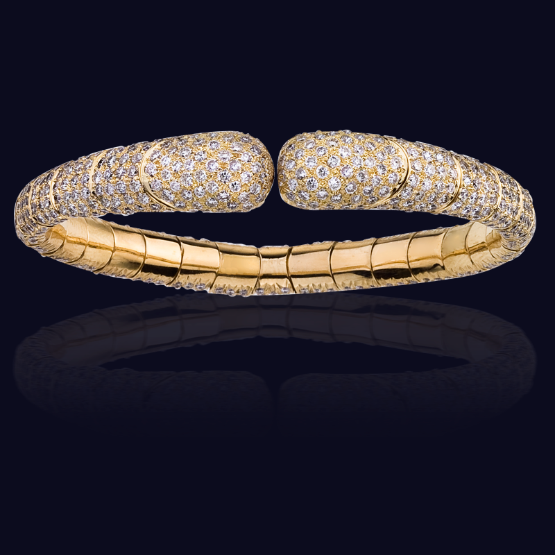 18K Yellow Gold Diamond Bracelet